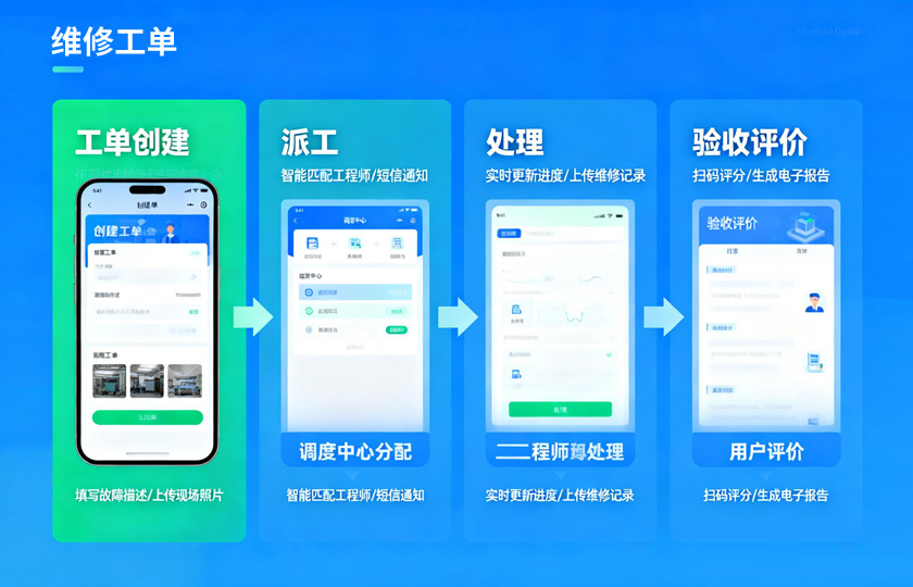 维修工单管理界面